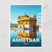 Amritsar Golden Tempel Postkarte (Vorderseite)