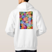Amritsar Punjab City Map Hoodie (Rückseite)