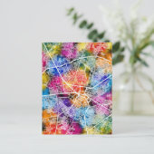 Amritsar Punjab City Map Postkarte (Stehend Vorderseite)