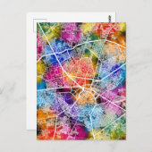 Amritsar Punjab City Map Postkarte (Vorne/Hinten)