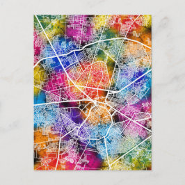 Amritsar Punjab City Map Postkarte