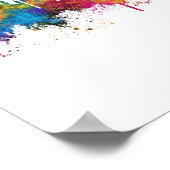 Amritsar Punjab Skyline Poster (Ecke)