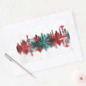 Amritsar Punjab Skyline Rechteckiger Aufkleber (Umschlag)