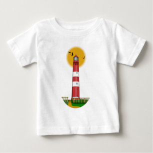 Amrum Lighthouse Deutschland Baby T-shirt