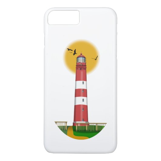 Amrum Lighthouse Deutschland Case-Mate iPhone Hülle (Rückseite)