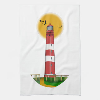 Amrum Lighthouse Deutschland Geschirrtuch