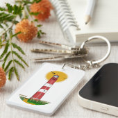 Amrum Lighthouse Deutschland Schlüsselanhänger (Vorderseite rechts)