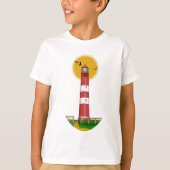 Amrum Lighthouse Deutschland T-Shirt (Vorderseite)