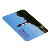 Amrum Lighthouse, Nordfriesland, Deutschland Postk Magnet (Rechte Seite)