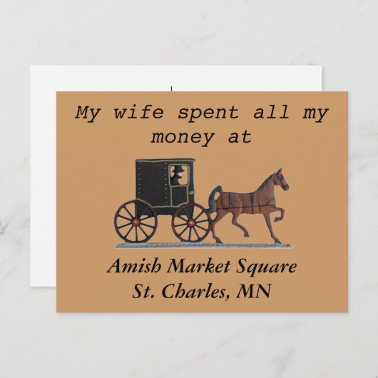 AMS POSTKARTE (Vorne/Hinten)