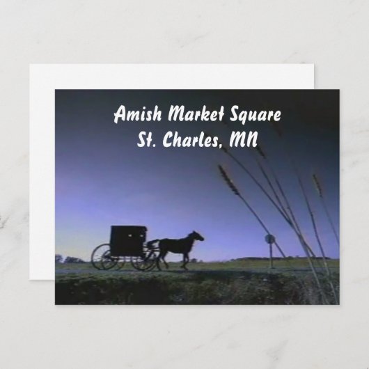 AMS POSTKARTE (Vorne/Hinten)