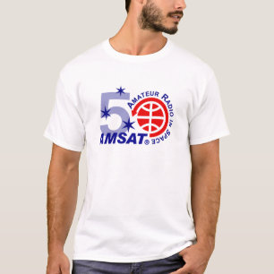 AMSAT 50. Jahrestags-Logo-T - Shirt - Licht