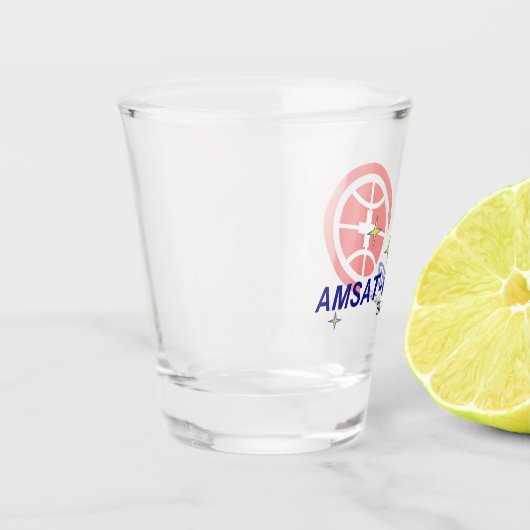 AMSAT-HB Schnapsglas (Links)