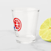 AMSAT-HB Schnapsglas (Rechts)