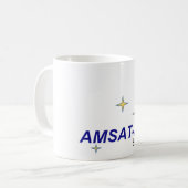 AMSAT-HB Tasse (Vorderseite Links)