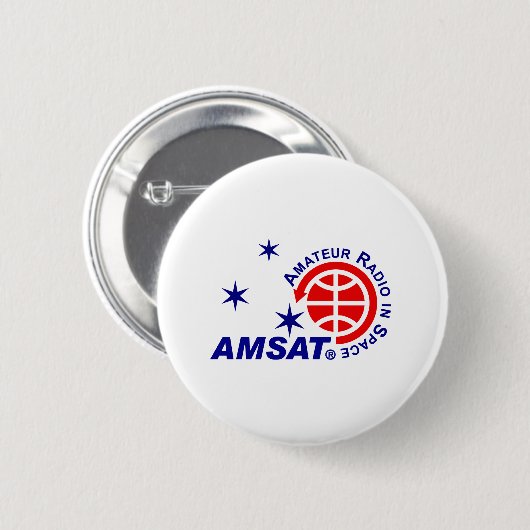 AMSAT-Logo-Button Button (Vorne & Hinten)