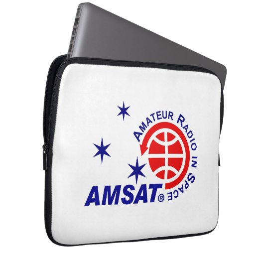 AMSAT Logo-Notebook-Sleeve Laptopschutzhülle (Vorne Rechts)
