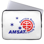 AMSAT Logo-Notebook-Sleeve Laptopschutzhülle (Vorderseite)