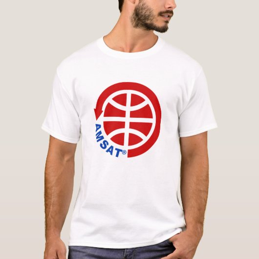 AMSAT Round-Logo-T - Shirt (Vorderseite)