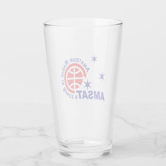 AMSAT Trommel Glas (Rückseite)