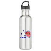 AMSAT Wasserflasche Edelstahlflasche (Vorderseite)