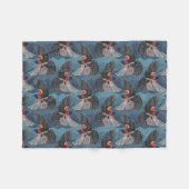 Amsel fliegt fleecedecke (Vorderseite (Horizontal))