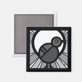 Amsel Magnet (Vorderseite/Rückseite)
