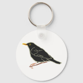 Amsel Schlüsselanhänger