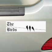 Amsel-Silhouette auf Draht Autoaufkleber (Auf Auto)