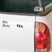 Amsel-Silhouette auf Draht Autoaufkleber (Auf Lkw)