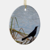 Amsel singen keramik ornament (Rechts)