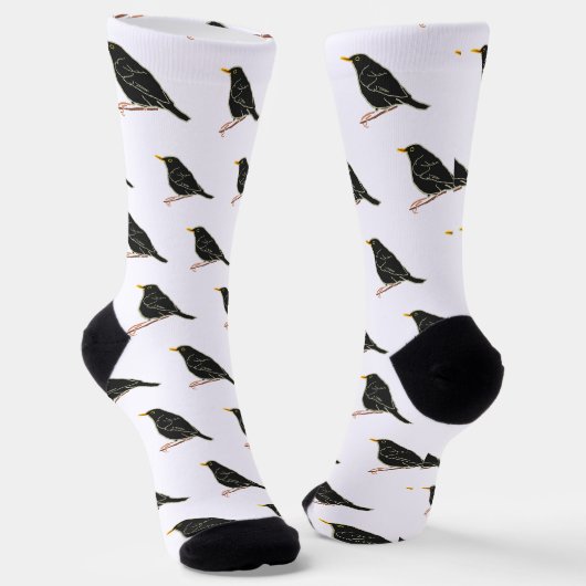 Amsel Socken (Gewinkelt)