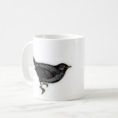 Amsel-Tasse Kaffeetasse (Vorderseite Links)