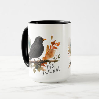 Amsel - Vögel, Natur & Ich Tasse