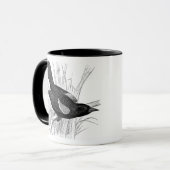 Amseln Tasse (Vorderseite Links)