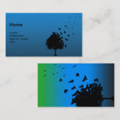 Amseln Visitenkarte (Vorne/Hinten)