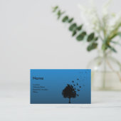 Amseln Visitenkarte (Stehend Vorderseite)