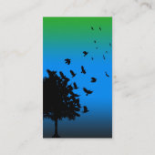 Amseln Visitenkarte (Rückseite)