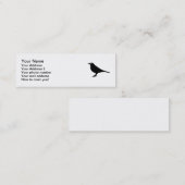 Amselvogel Mini Visitenkarte (Vorne/Hinten)