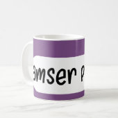 Amser Paned, walisisches Sprichwort Slang, Tee-Tas Kaffeetasse (Vorderseite Links)