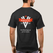AMSOC Dunkelheits-T - Shirt (Rückseite)