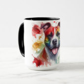 Amstaff färgrik.  tasse (Vorderseite Links)