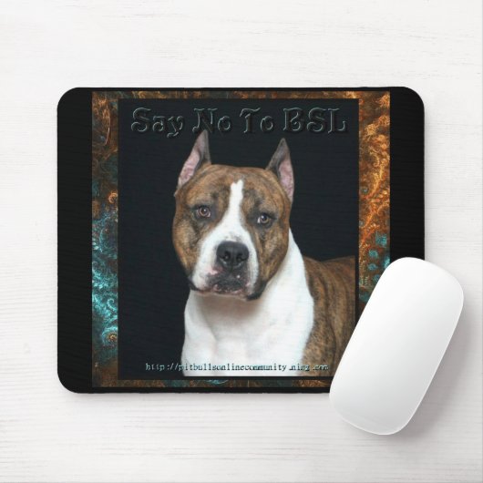 Amstaff kein BSL Mousepad (Mit Mouse)