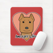 Amstaff Liebhaber Mousepad (Mit Mouse)