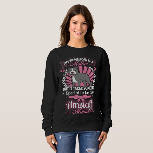 Amstaff Mutter Sweatshirt (Vorne ganz)