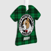 Amstaff Personalisiert Life ist besser mit einem H Ornament (Vorderseite)