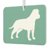 AmStaff-Silhouette (Diskettenlaufwerke) Autolufterfrischer (Links)