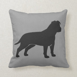 AmStaff-Silhouette (Diskettenlaufwerke) Kissen