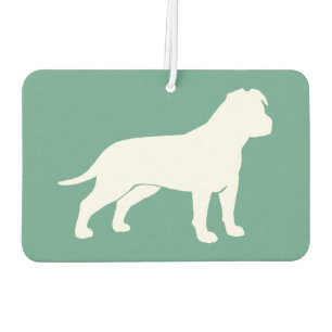 AmStaff-Silhouette (Schlapphörner) Autolufterfrischer