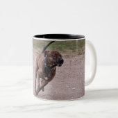 Amstaff Zweifarbige Tasse (VorderseiteRechts)